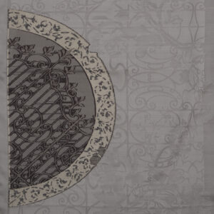 Sciarpa Jacquard Grigio Nero