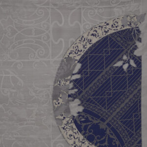 Sciarpa Jacquard Navy