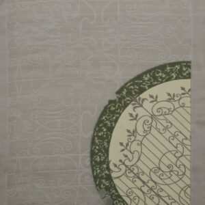 Sciarpa Jacquard Verde