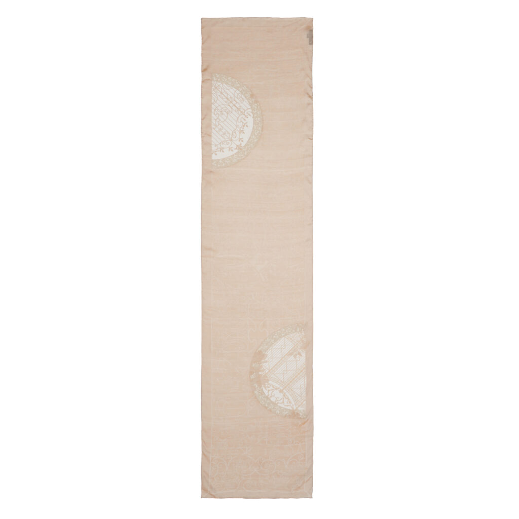 Sciarpa Jacquard Latte