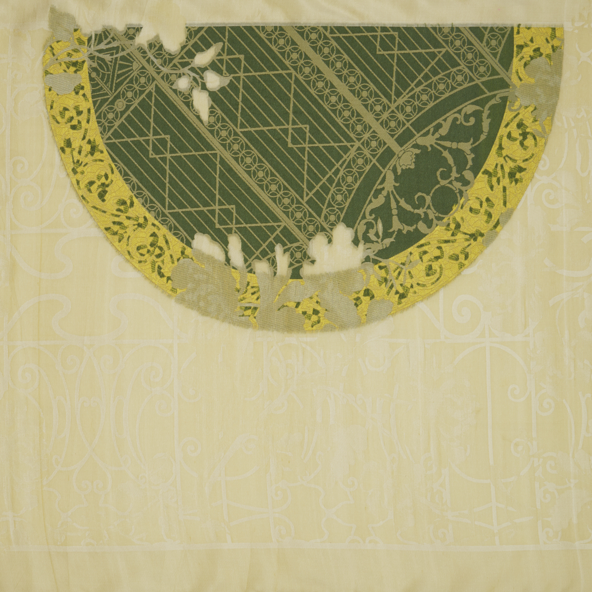 Sciarpa Jacquard Lime