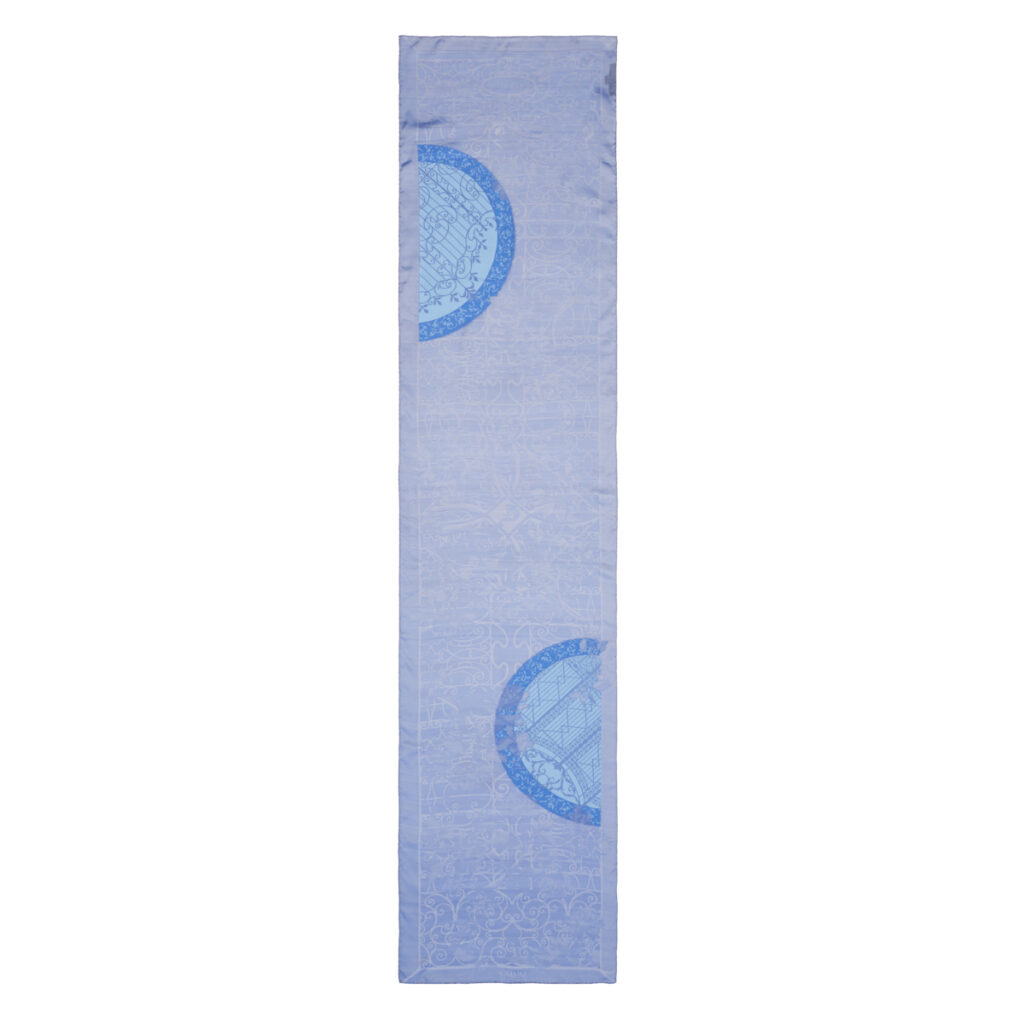 Sciarpa Jacquard Cielo